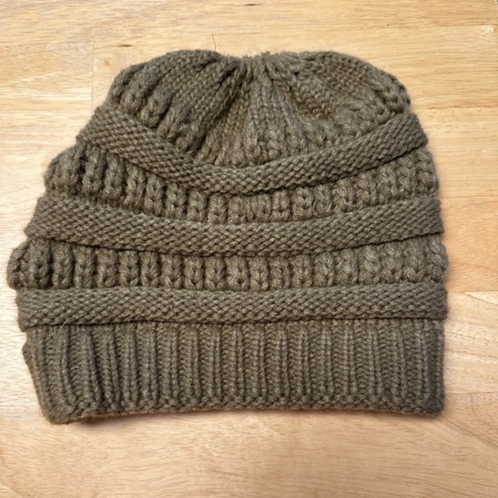 Brown beanie
